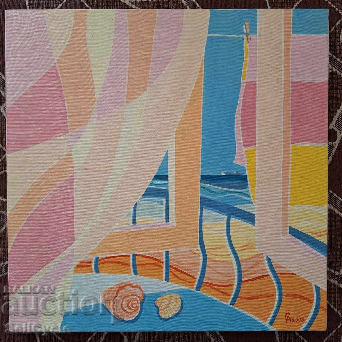 ✅ ACRYLIC PAINTING - SEASCAPE AFTERNOON ❗