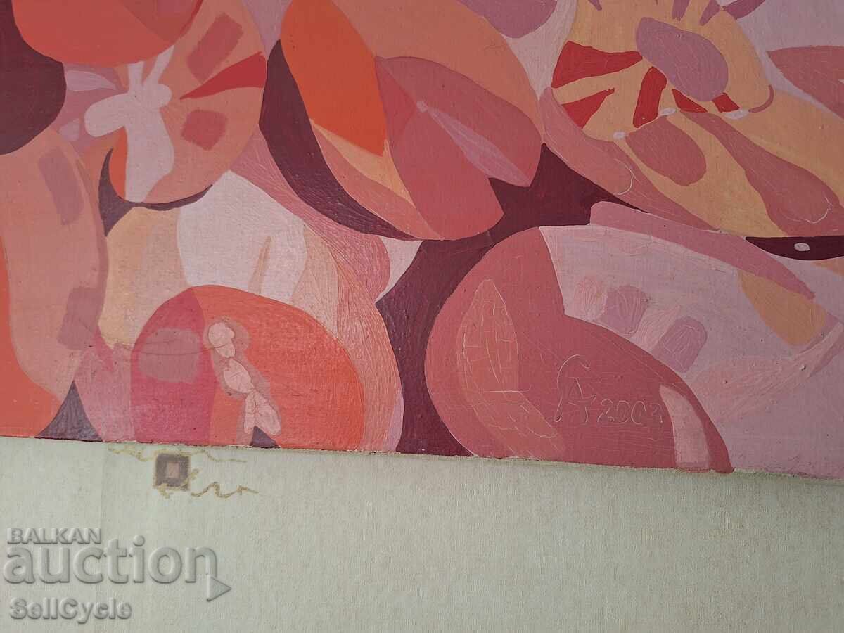 ✅ΕΛΑΙΟΓΡΑΦΙΑ - ΚΡΙΝΟΣ ΣΕ ΡΟΖ - 120/80 ΕΚ. ❗ με τιμή 150.00 BGN | € 76.69