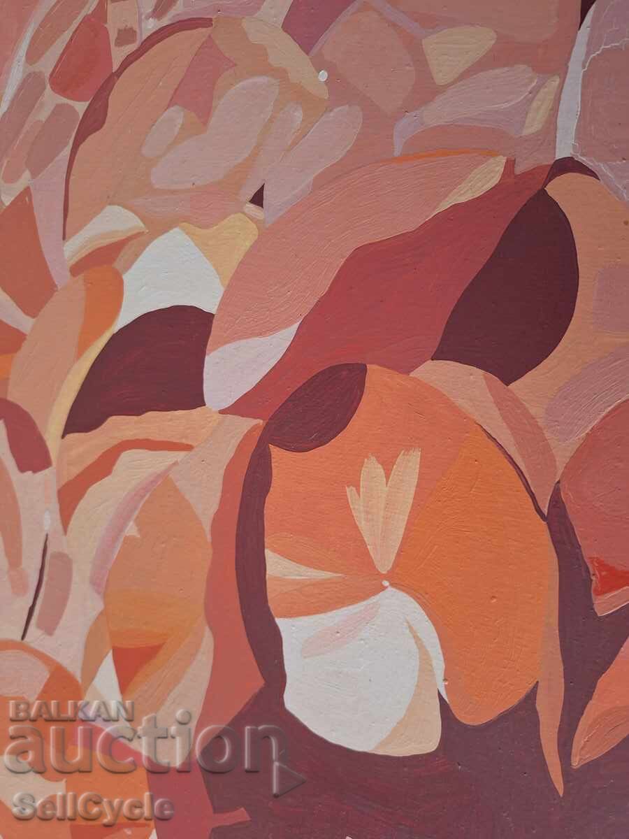 ✅ΕΛΑΙΟΓΡΑΦΙΑ - ΚΡΙΝΟΣ ΣΕ ΡΟΖ - 120/80 ΕΚ. ❗ - 6