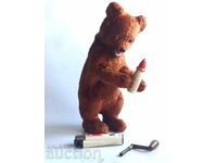 Jucărie MECANICĂ URSO Sovietică Rusă din URSS, anii 1960