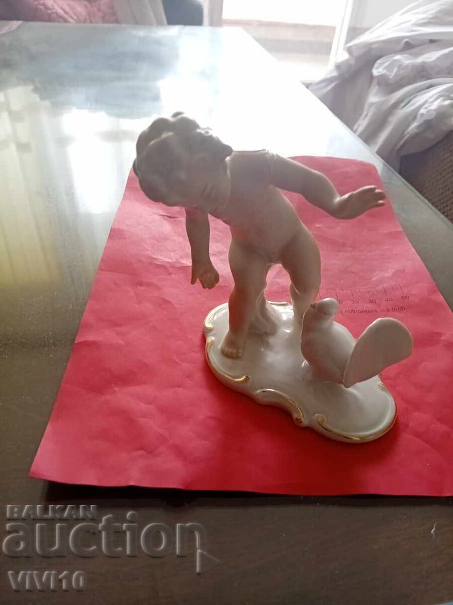 Livrarea Figurină de porțelan vechi, 1950, Germania Livrarea Figurină de porțelan vechi, 1950, Germania