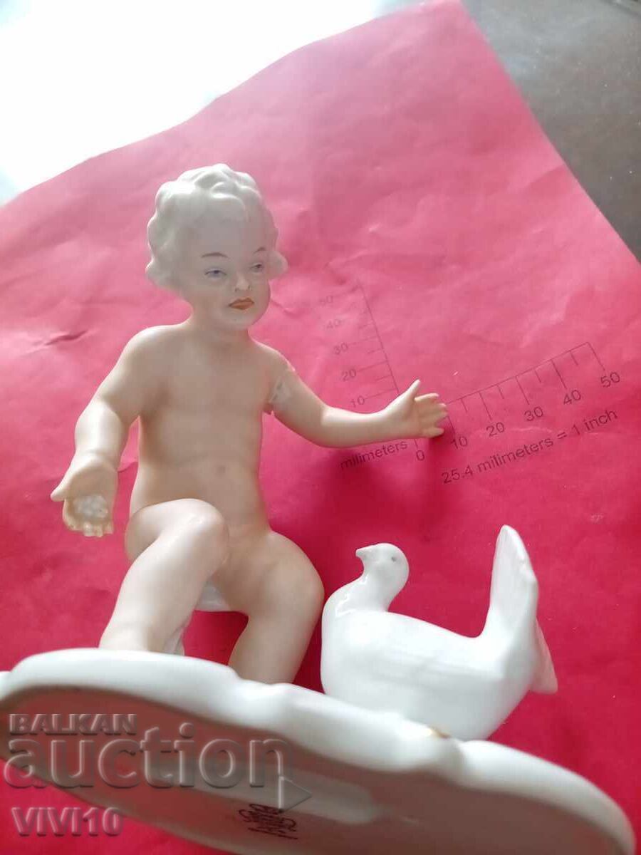 Старинна порцеланова фигура 1950г,Германия Старинна порцеланова фигура 1950г,Германия