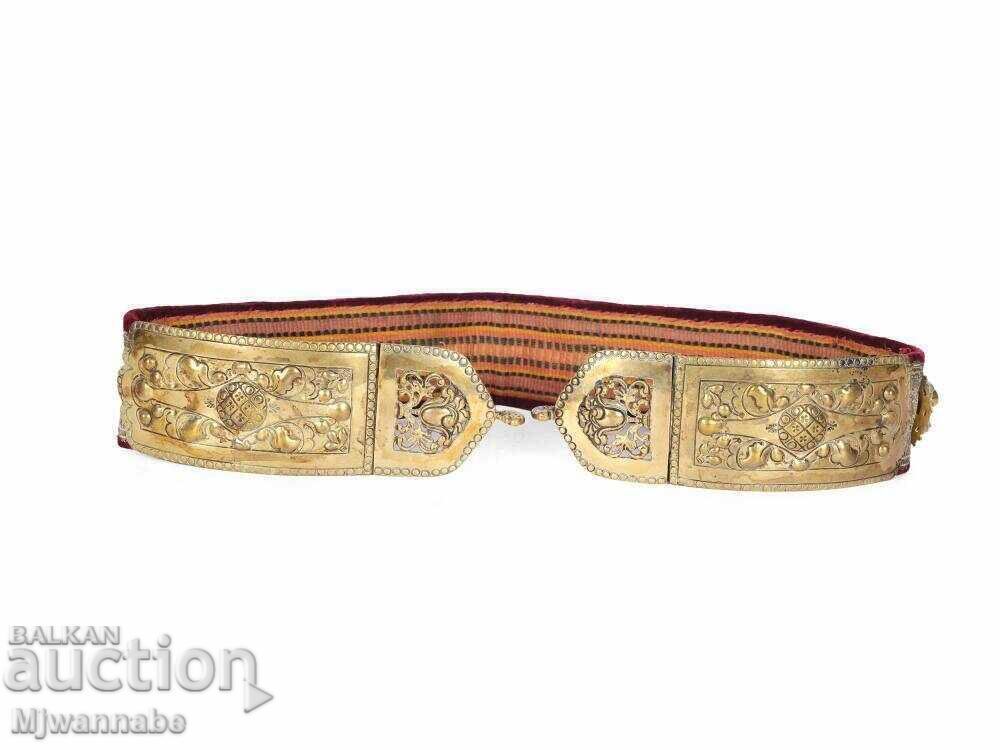 Δημοπρασία Τρανσυλβανία, εθνογραφία, παλιά ζώνη με επιχρύσωση