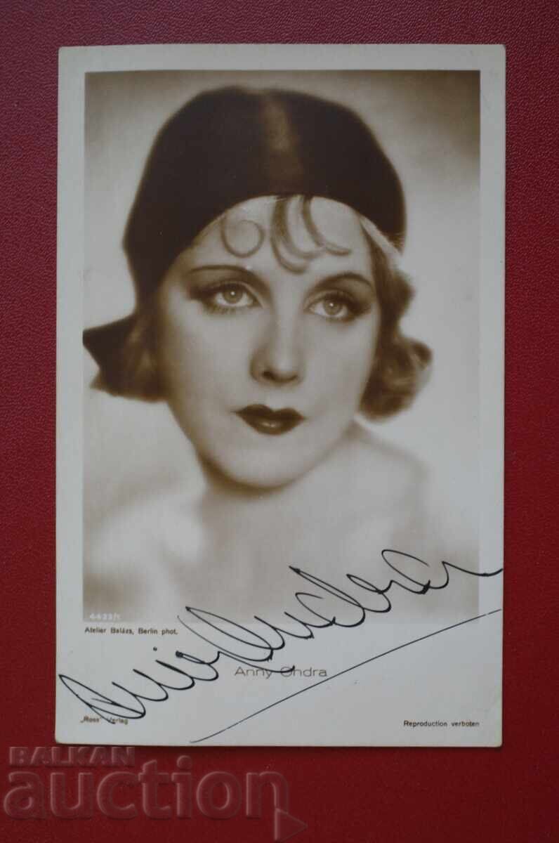 Ross-Verlag-Autograf Anny Ondra Ross-Verlag-Autograf Anny Ondra