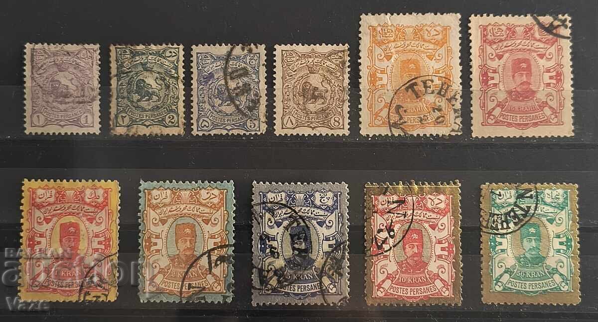 Iran 1894. Complete set
