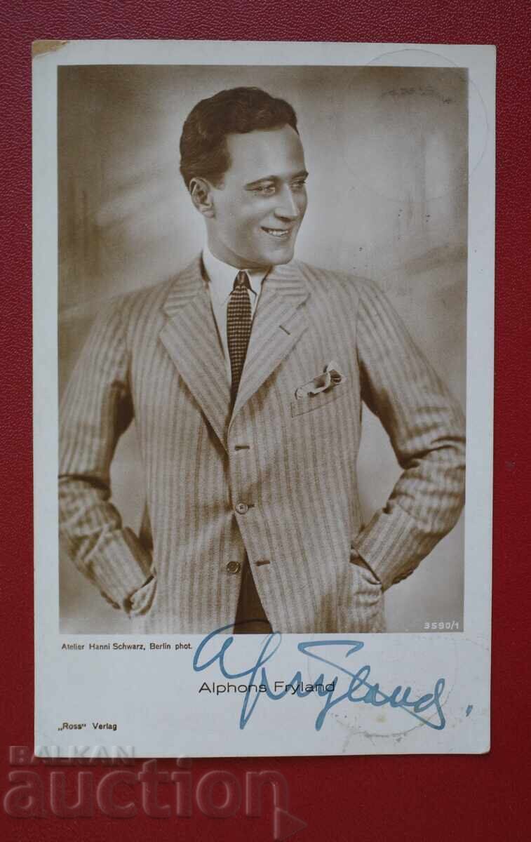 Ross-Verlag-Автограф Alfons Fryland пътувала