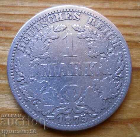 1 mark 1875 (silver) - Germany ( A )