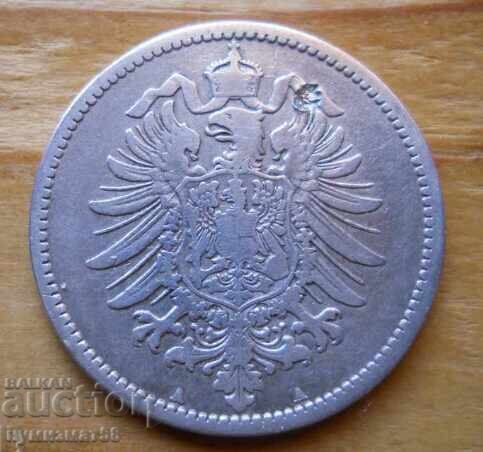 1 mark 1875 (silver) - Germany ( A ) with price 25.00 BGN | € 12.78