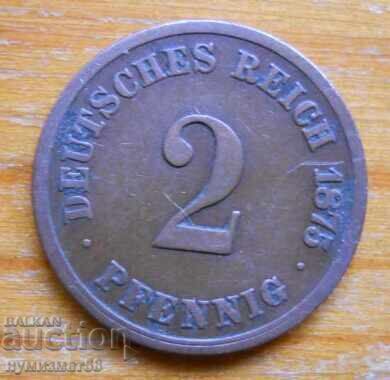 2 Pfennig 1875 - Γερμανία ( A ) 2 Pfennig 1875 - Γερμανία ( A )