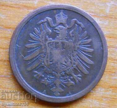 2 Pfennig 1875 - Γερμανία ( B ) με τιμή 3.00 BGN | € 1.53