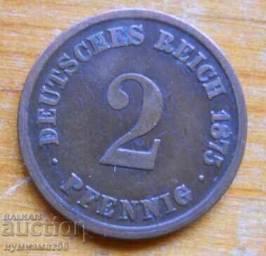 2 Pfennig 1875 - Γερμανία ( B )