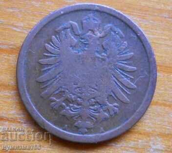 2 Pfennig 1876 - Γερμανία ( A ) με τιμή 3.00 BGN | € 1.53