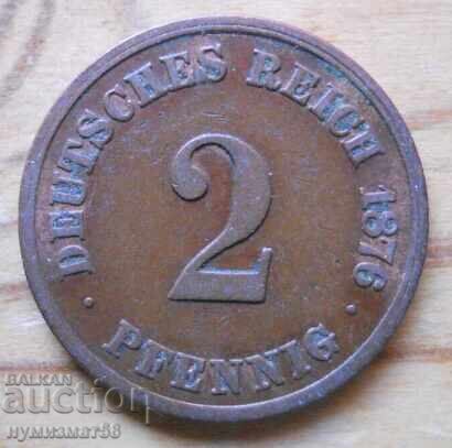 2 Pfennig 1876 - Germania (A)