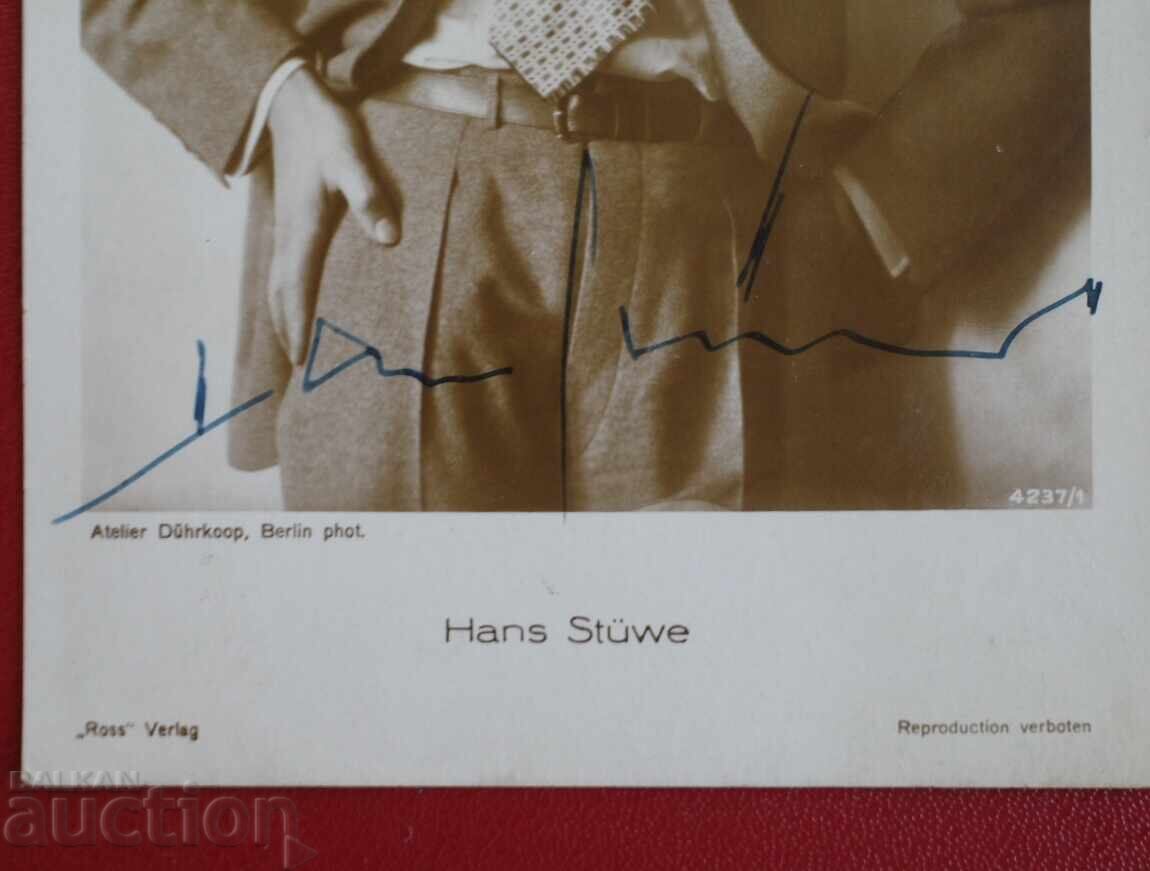 Ross-Verlag-Autograf Hans Stuwe cu preț 30.00 BGN | € 15.34