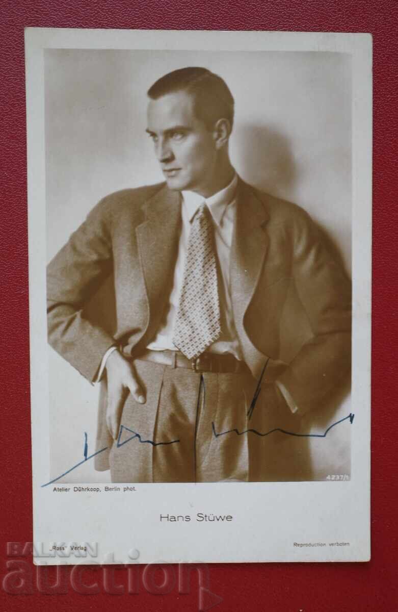 Ross-Verlag-Autograf Hans Stuwe