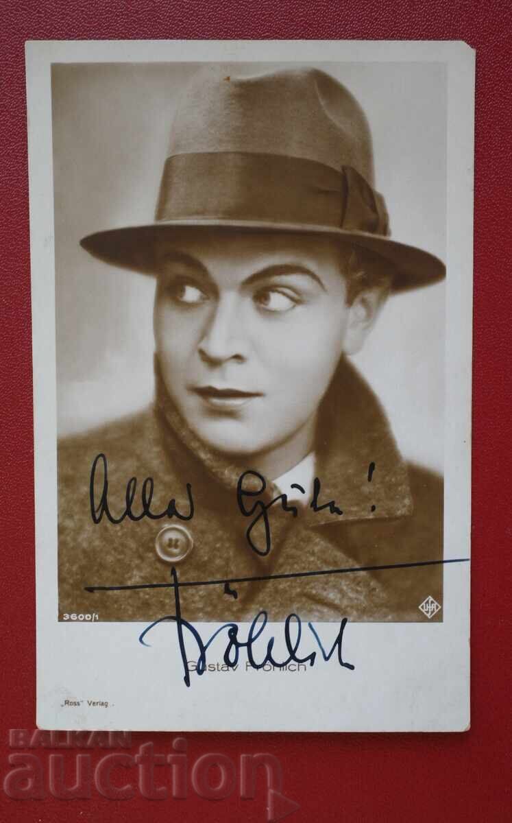 Ross-Verlag Autograph GUSTAV FROHLICH