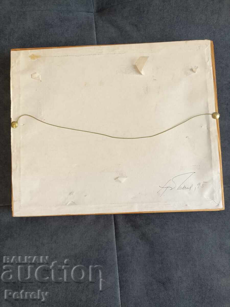 Pictură veche în ulei - 5