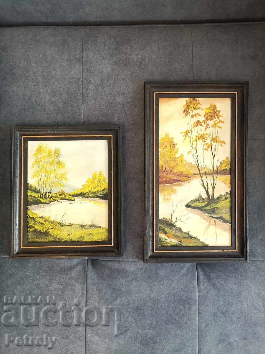 Two old paintings