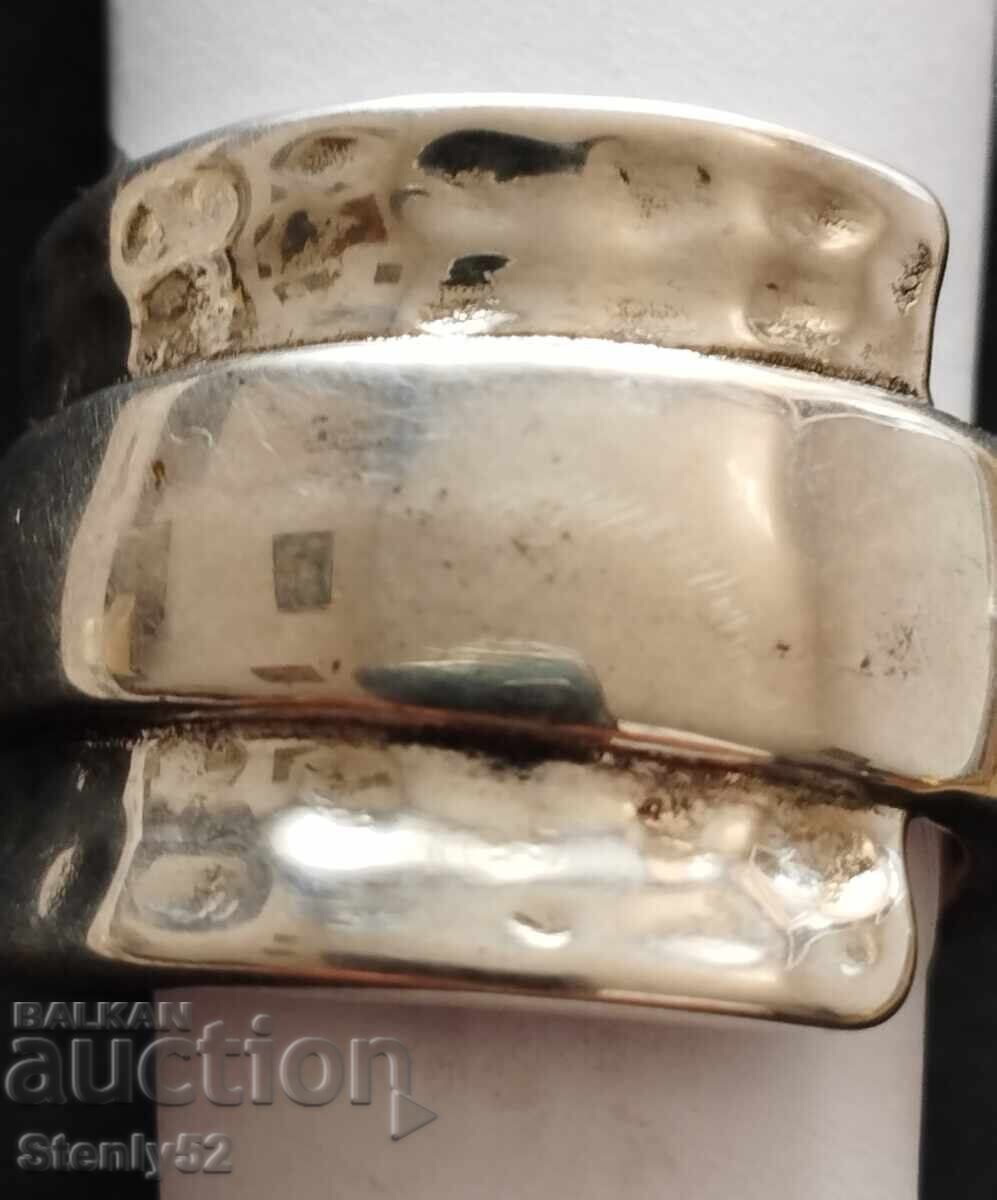 Silver ring 3.23 g, silver hallmark 925 with price 32.00 BGN | € 16.36