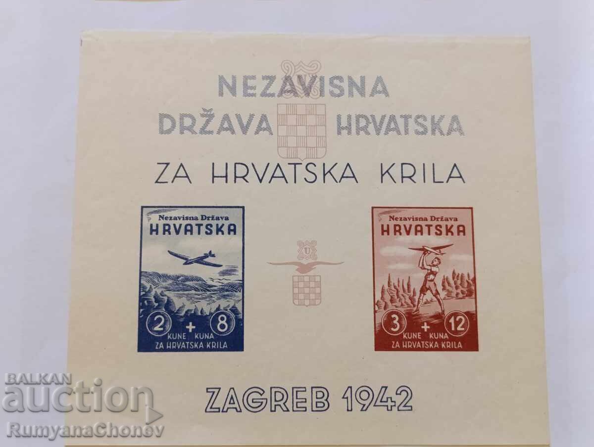 Licitație timbre poștale Croația 1942