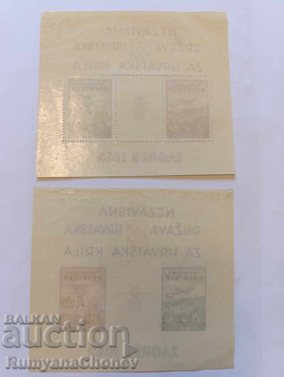 Livrarea timbre poștale Croația 1942