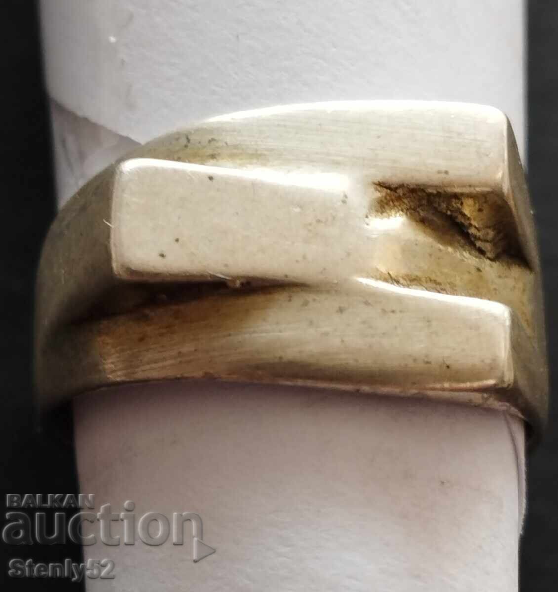 Silver ring 3.69 gr. silver grade 925 with price 36.00 BGN | € 18.41