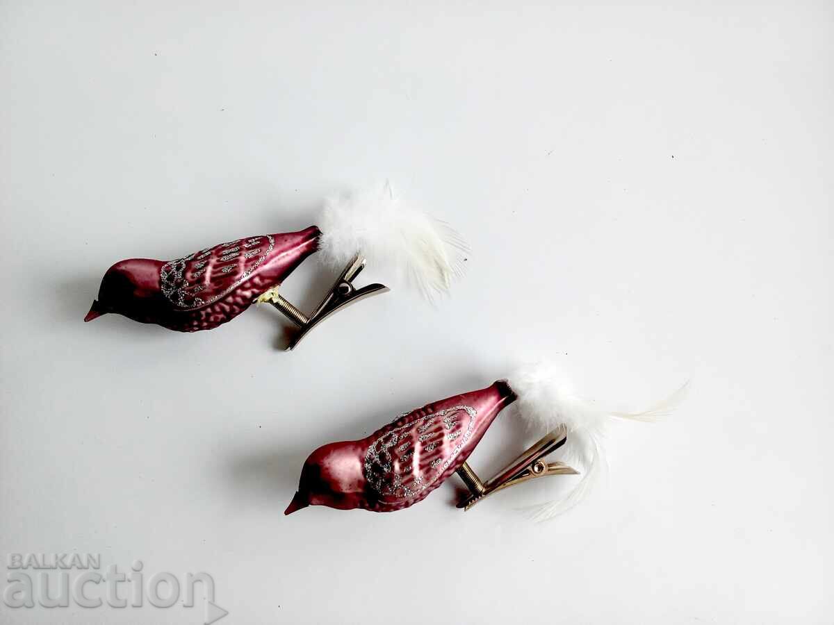 Old glass Christmas tree ornaments with price 25.00 BGN | € 12.78