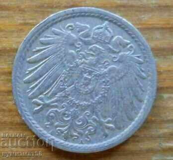5 Pfennig 1908 - Γερμανία ( A ) με τιμή € 1.02 | 1.99 BGN