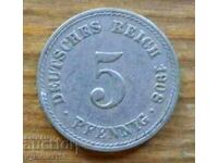 5 Pfennig 1908 - Germany ( A )