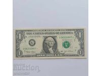 1 Dollar, USA, Green Seal, 2003 with star in the serial number /UNC