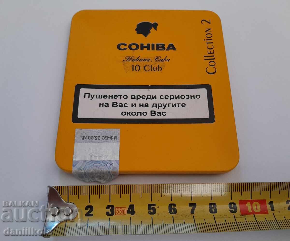 *$*Y*$* BOX FROM CUBAN CIGAR "COHIBA" FOR COLLECTION *$*Y*$* with price 11.72 BGN | € 5.99