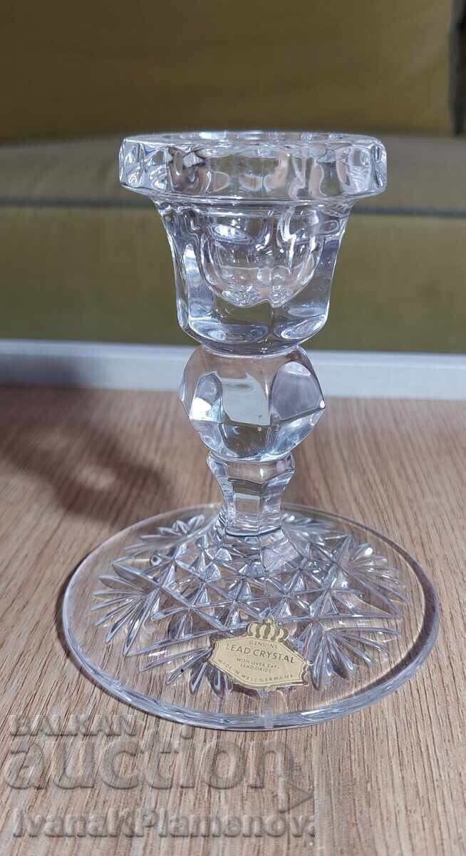 Livrarea Sfeșnic sticlă cristal pentru cunoscători