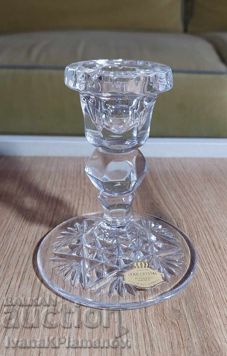 Sfeșnic sticlă cristal pentru cunoscători