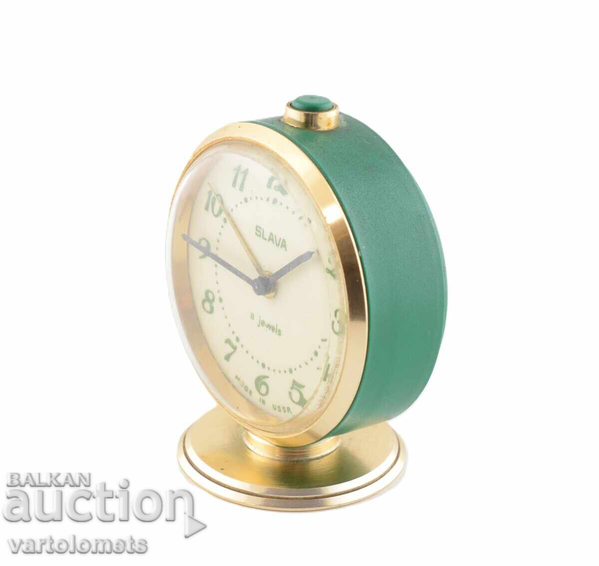 Ξυπνητήρι SLAVA USSR - λειτουργεί με τιμή 10.00 BGN | € 5.11 Ξυπνητήρι SLAVA USSR - λειτουργεί με τιμή 10.00 BGN | € 5.11