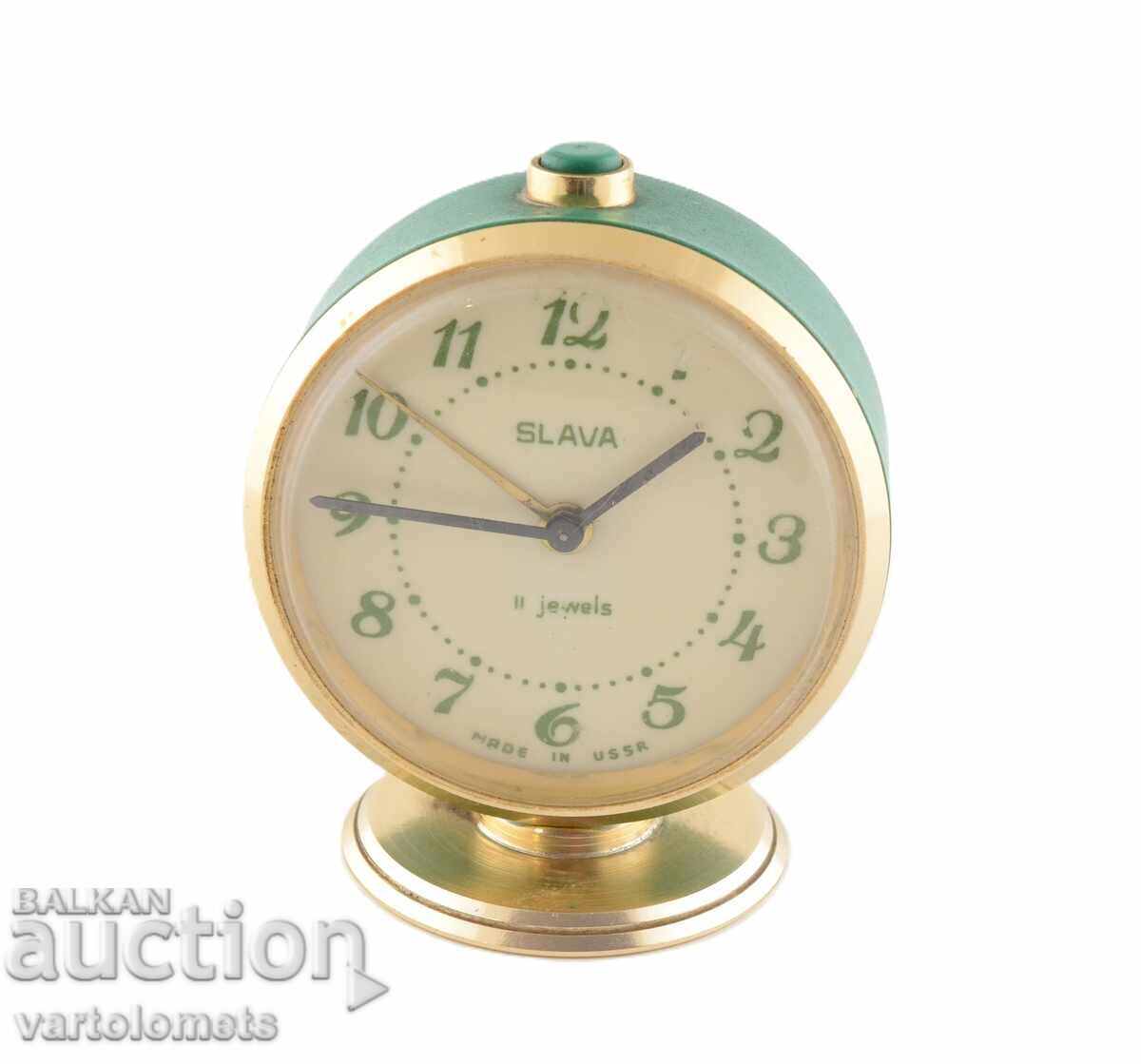 Ξυπνητήρι SLAVA USSR - λειτουργεί Ξυπνητήρι SLAVA USSR - λειτουργεί