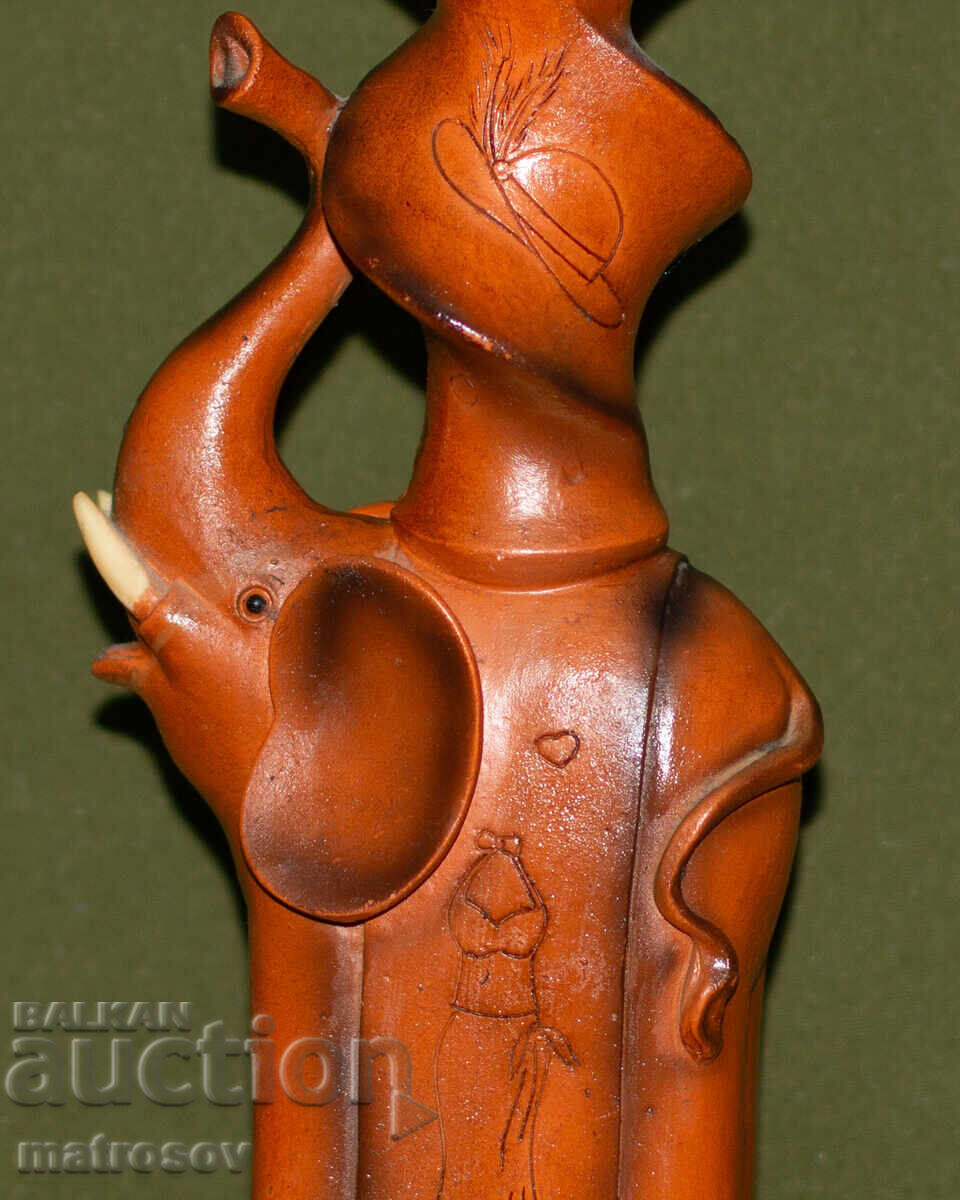 Декоративна керамична фигурка на слонче, свещник с цена 150.00 лв. | € 76.69