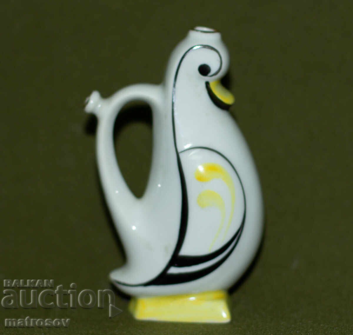 Δημοπρασία Βουλγαρικό διακοσμητικό πορσελάνινο ειδώλιο πάπιας