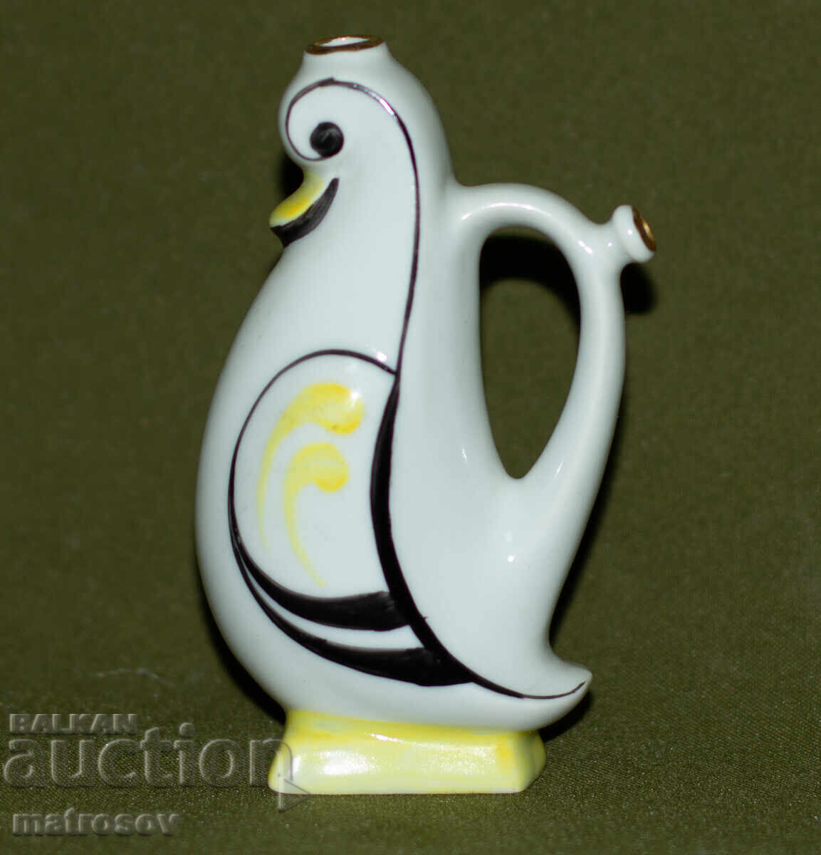 Βουλγαρικό διακοσμητικό πορσελάνινο ειδώλιο πάπιας