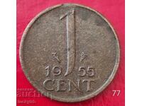 1 цент 1955 - Нидерландия