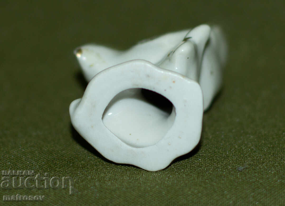 Old decorative porcelain bird figurine - 7