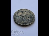 50 stotinki 1937g Bulgaria
