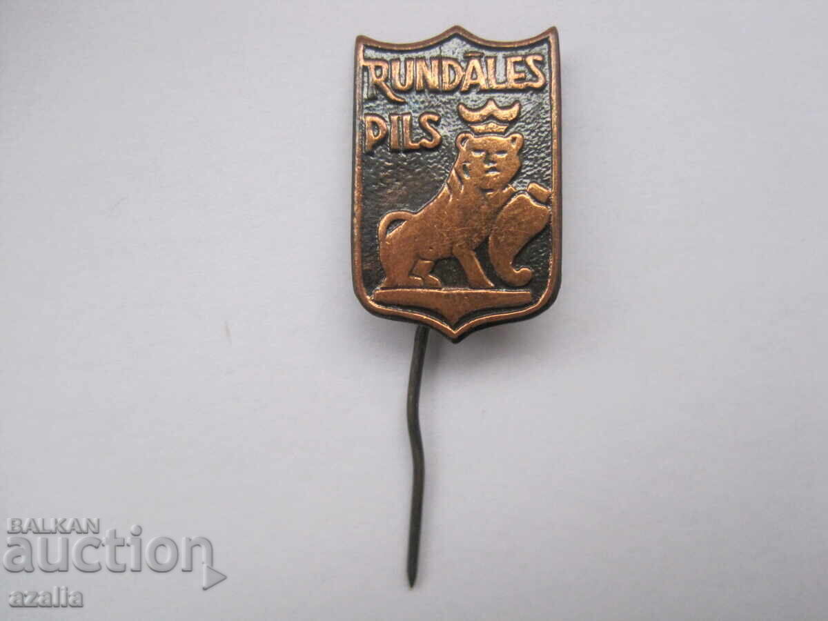 Auction Rundal Palace Badge - Latvia Auction Rundal Palace Badge - Latvia