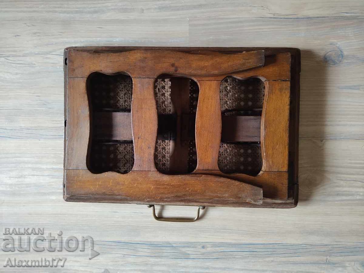 Auction Antique French Folding Small Wooden Fishing Chair - 20th Century Auction Antique French Folding Small Wooden Fishing Chair - 20th Century