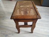 Παλαιό-Γαλλικό πτυσσόμενο μικρό ξύλινο ψαράδικο σκαμπό - 20ος αιώνας