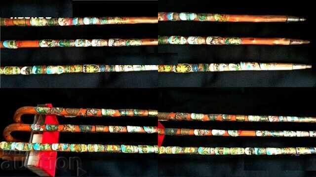 Δημοπρασία Τουριστικά παλιά γερμανικά-αυστριακά μπαστούνια Τιρόλου