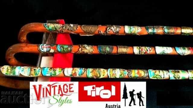 Τουριστικά παλιά γερμανικά-αυστριακά μπαστούνια Τιρόλου