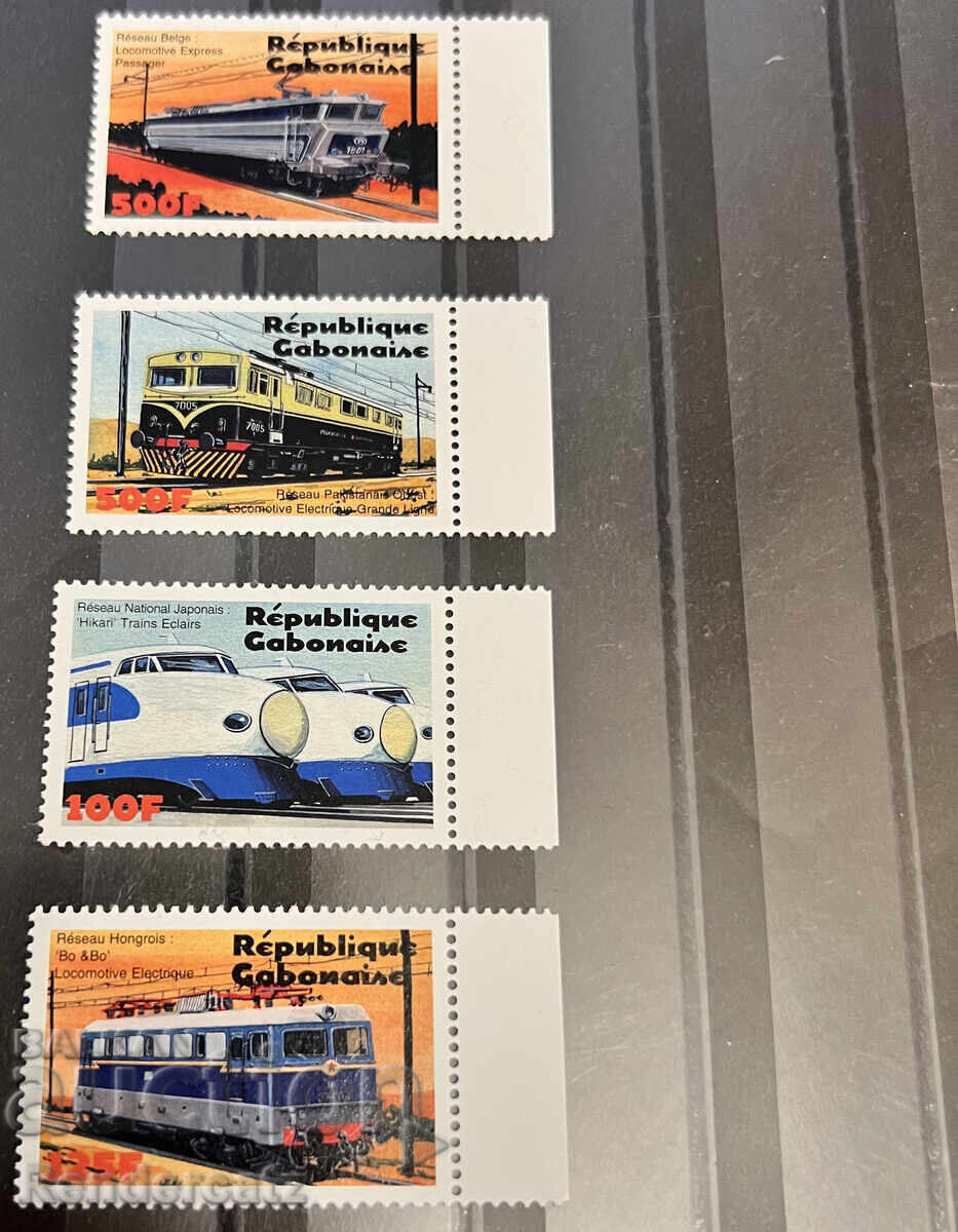 2000. Gabon. Locomotives from Around the World