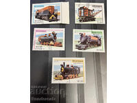 1981. Nicaragua. Locomotives