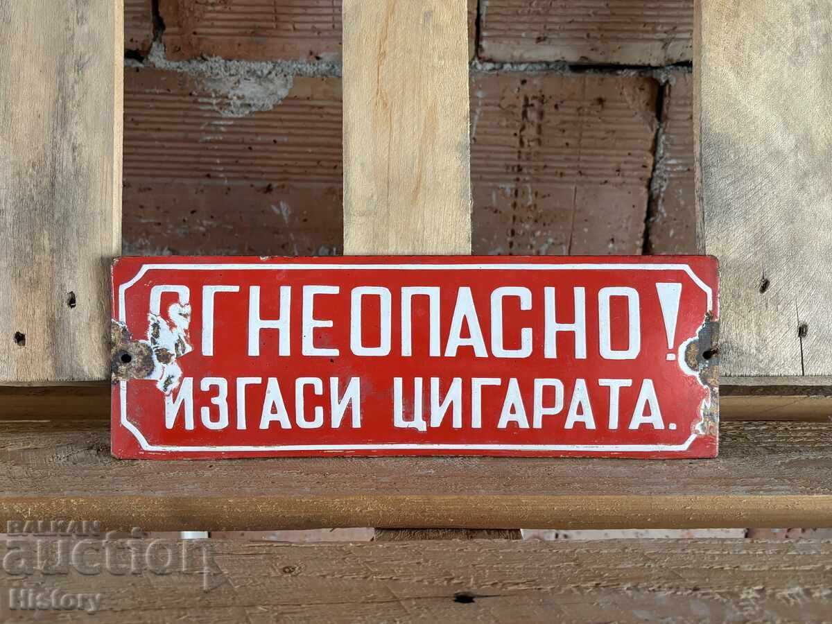 Enamel plate Enamel plate