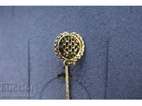 Emblemă de fotbal Hajduk Split - aurie, din sezonul 2023/24